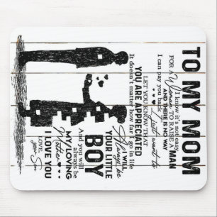 Cute Son To My Mum Gift Lovely Family Gift Mouse Pad