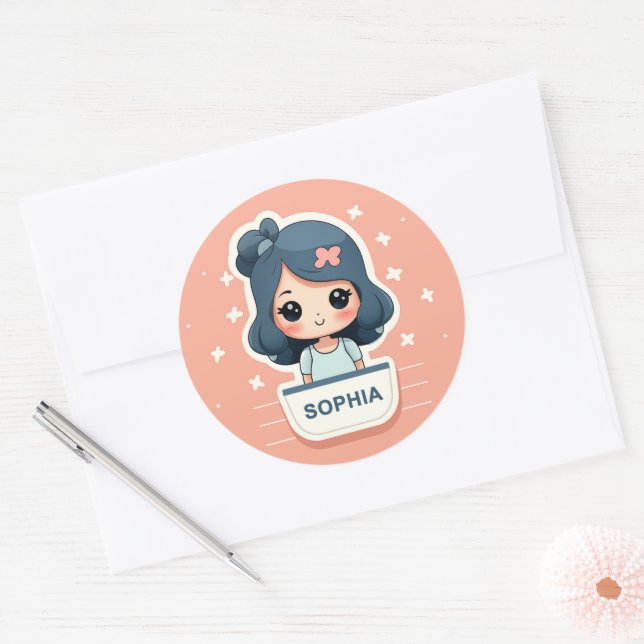 Cute Sophia sticker (Envelope)