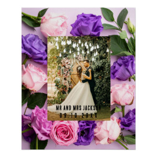 Cute Soulmates I Love You wedding Photo Valentine  Poster