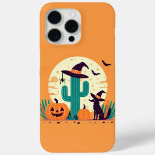 Cute, southwestern Halloween desert/cactus iPhone 15 Pro Max Case