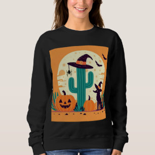 Cute, southwestern Halloween desert/cactus Sweatshirt