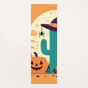 Cute, southwestern Halloween desert/cactus Yoga Mat