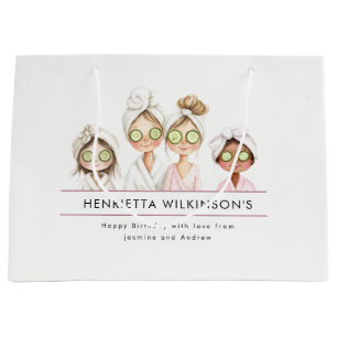Cute Spa Girls Birthday Gift Bag