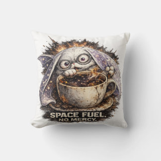 Cute Space Fuel Bunny Coffee Halloween Magic Cushion