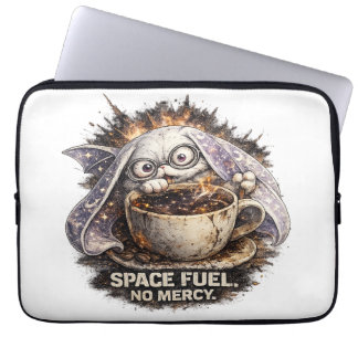 Cute Space Fuel Bunny Coffee Halloween Magic Laptop Sleeve