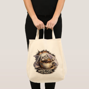 Cute Space Fuel Bunny Coffee Halloween Magic Tote Bag