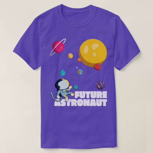Cute Space  Future Astronaut  T-Shirt (Design Front)