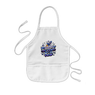 Cute "Space Kid" Outer Space Kids Apron