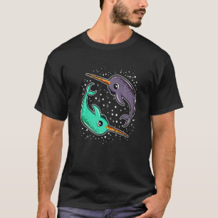 Cute Space Narwhals Narwhal Outerspace T-Shirt