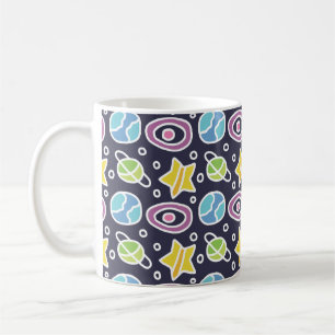 Cute Space Pattern Coffee Mug