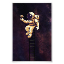 Cute Spaceman Astronaut Art Galaxy Outer Space