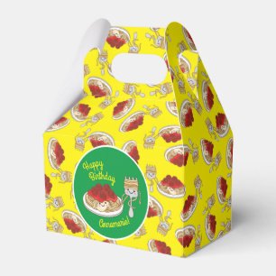 Cute Spaghetti Kids Birthday Party Kawaii Favour Box