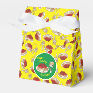 Cute Spaghetti Kids Birthday Party Kawaii Favour Box
