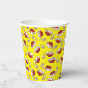 Cute Spaghetti Kids Birthday Party Kawaii Paper Cups