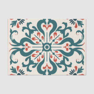 Cute Spanish tile pattern decoupage  Tissue Paper