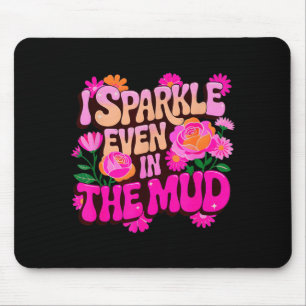 Cute sparkle even in mud run mudder buddies mouse pad