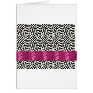 Cute SPARKLE Pink Zebra Striped Gifts