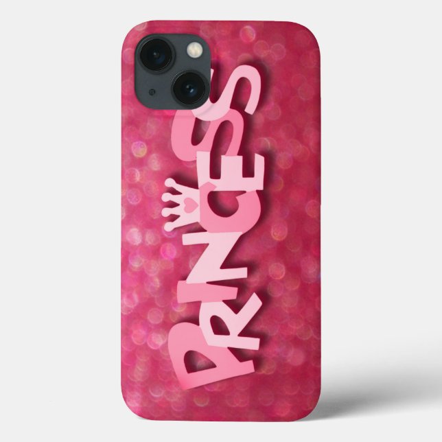 Cute Sparkly Pink Princess Bokeh Case-Mate iPhone Case (Back)