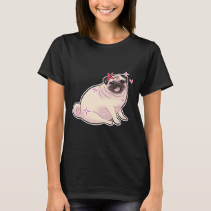 Cute Sparkly Pug 840 T-Shirt