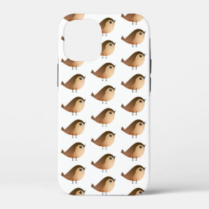Cute Sparrow Bird Cartoon iPhone 12 Mini Case