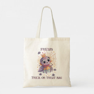 Cute Spider Halloween Trick or Treat Tote Bag