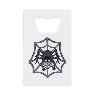 Cute spider in the web
