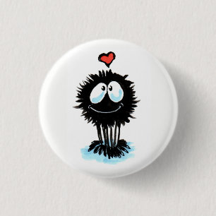 Cute Spider Shares the Love! 3 Cm Round Badge
