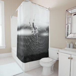 Cute Spider Tangled Weave Spider Lover Gift Shower Curtain