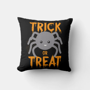 Cute Spider - Trick Or Treat- Halloween Cushion