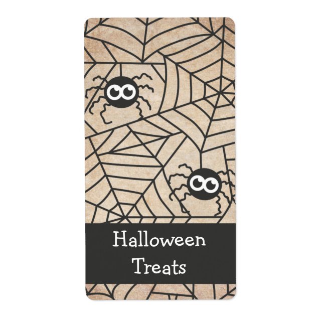 Cute Spiders, Halloween, Grunge and Gritty (Front)