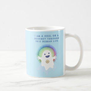 Cute Spiritual Ghost – I AM A SOUL Coffee Mug