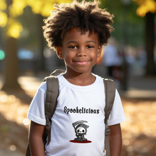 Cute Spookelicious Halloween Grim Reaper T-Shirt