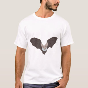 Cute Spooky Bat Illustration  T-Shirt