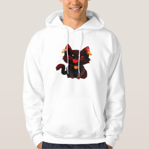Cute Spooky Black Cat with Bells Classic T-Shirt Hoodie