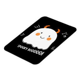 Cute Spooky Boo Demon Ghost Magnet