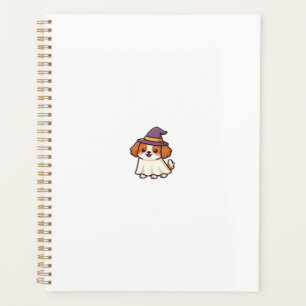Cute Spooky Dog � Kawaii Halloween Puppy Classic T Planner