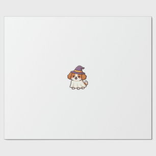 Cute Spooky Dog � Kawaii Halloween Puppy Classic T Wrapping Paper