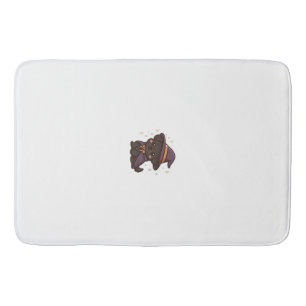 Cute Spooky Dog � Kawaii Halloween Puppy Oversized Bath Mat