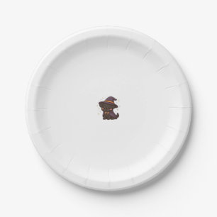 Cute Spooky Dog � Kawaii Halloween Puppy Oversized Paper Plate