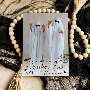 Cute Spooky Era Photo Halloween Holiday Card