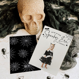 Cute Spooky Era Photo Halloween Holiday Card