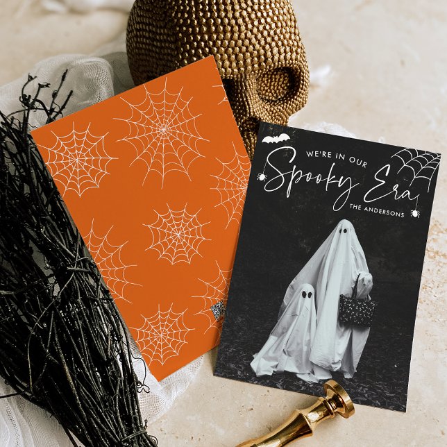 Cute Spooky Era Photo Halloween  Holiday Card (Creator Uploaded)
