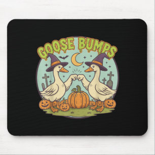 Cute Spooky Goose Shirt Funny Halloween Goose Mouse Pad