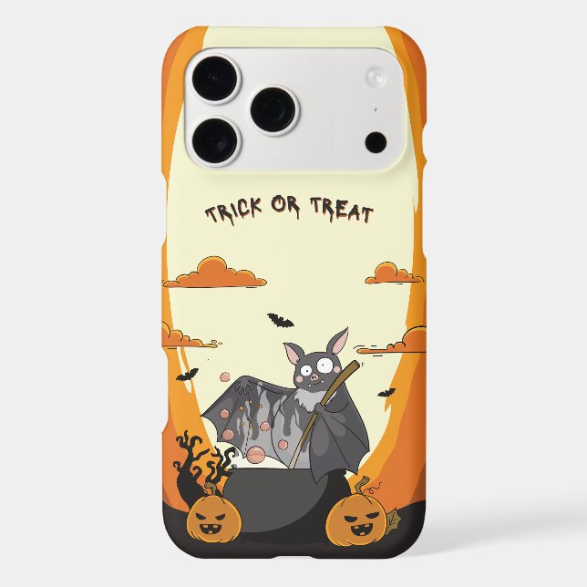 Cute Spooky Halloween Bat Party (Back)