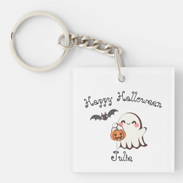 Cute & Spooky Halloween Key Chain (Front)