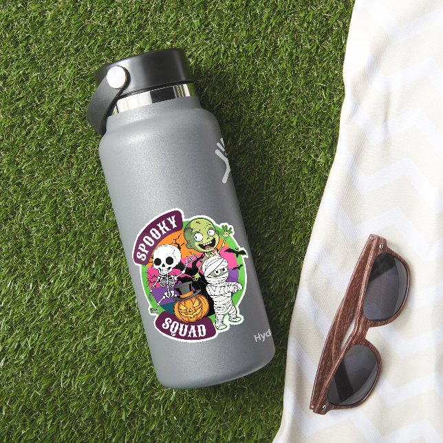 Cute Spooky Halloween Monster Whimsical Cartoon (HydroFlask Insitu)