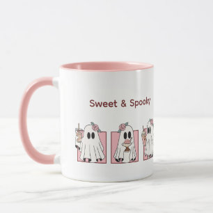 Cute & Spooky Halloween Mug – Kawaii Ghosts