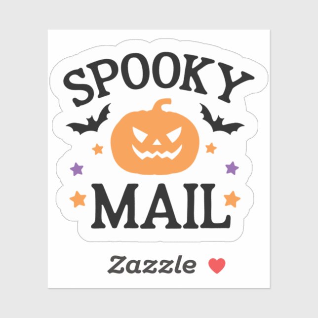 Cute Spooky Mail Halloween Mail Seal (Sheet)
