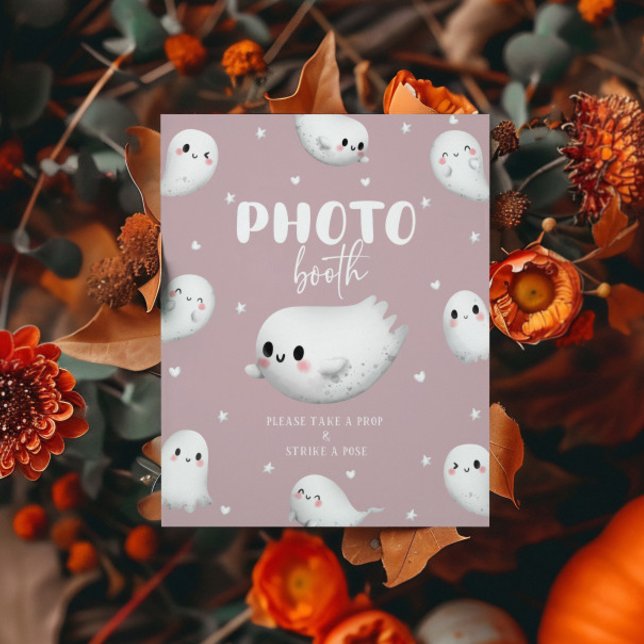 Cute Spooky One Halloween Photo Booth Sign (Creator Uploaded)