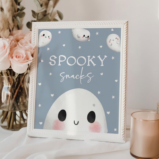 Cute Spooky One Halloween Snacks Sign (Creator Uploaded)
